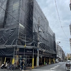 足場の組み立て解体スタッフ募集ですm(__)mの画像