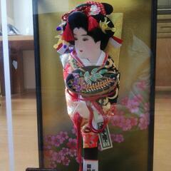 日本人形　羽子板