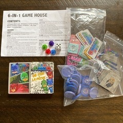 引越しセール！英語版 PJ MASKS パジャマスク 6-IN-1 ボードゲームの画像