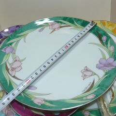 桂由美　ガーランド　食器・ケーキ皿5枚　大皿1枚　フォーク5本　新品　309の画像