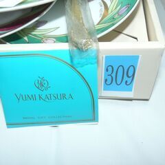 桂由美　ガーランド　食器・ケーキ皿5枚　大皿1枚　フォーク5本　新品　309の画像