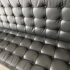美品⭐︎３人がけバルセロナチェア　リプロダクト品の画像