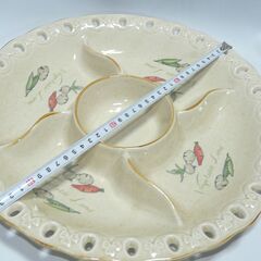 陶彩　オードブル大皿　新品　３４ｃｍ　314　陶器の画像