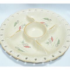 陶彩　オードブル大皿　新品　３４ｃｍ　314　陶器