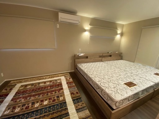 ダブルマットレス　2個　ほぼ未使用