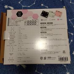 （決まりました）体組織計付　体重計の画像