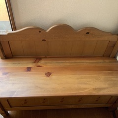 収納 木製 ベンチ ウッド 椅子 カントリーの画像