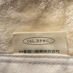 ☆【お値引き】【日本製】シルク100%シングル毛布☆東京西川産業の画像