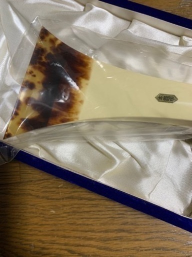 未使用　本べっ甲　三味線バチ
