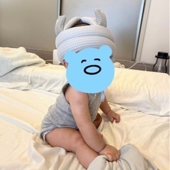 ベビーヘルメット　【美品】ごっつん防止の画像