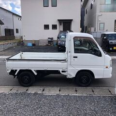 総額15.0万円★車検R5年11月★価格高騰中★Tベル済★4WD★エアコン&パワステ付軽トラ★スバル サンバートラック 4WD(TT2) 13.3万キロ 平成15年式 ホワイトの画像