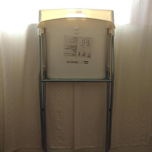 セール　IKEA　GUNDEパイプ折り畳み椅子4脚　備品