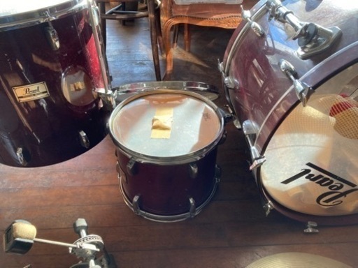 ドラムセット　pearl jazzride zildjianなど