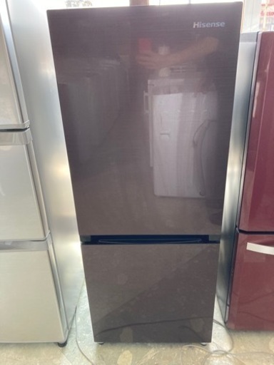 ハイセンス[右開き] 154L 2ドアノムロン冷蔵庫エディオンオリジナルダークブラウンHR-G1501 リサイクルショップ宮崎屋住吉店 23.2.1F