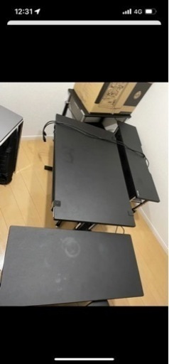 Bauhutte寝ながらゲーミングシステムのデスクとチェアのみ