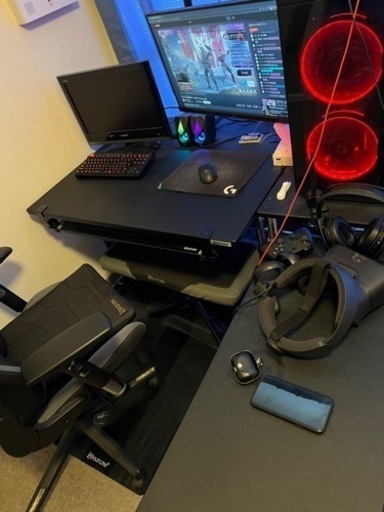 Bauhutte寝ながらゲーミングシステムのデスクとチェアのみ