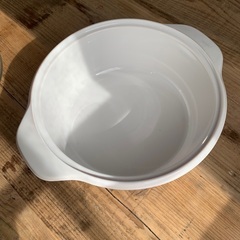 耐熱ガラス両手鍋2L　スチーマー付きの画像
