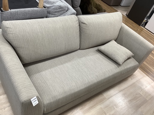 2人掛けソファ 布 座面までの高さ約40cm 幅約180cm 奥行約80cm