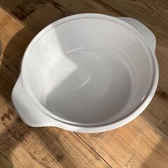 耐熱ガラス両手鍋2L　スチーマー付き　※2個目の画像