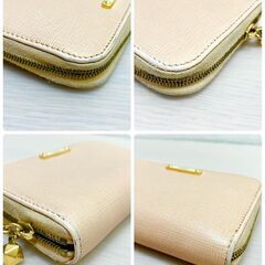 フェンディ　FENDI　ピンク　コンパクトジップ　お財布の画像