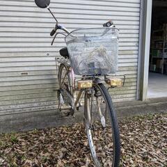昭和レトロ旧式自転車の画像
