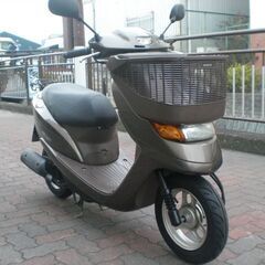 試乗できます○AF68 ディオ Ｆi チェスタ ブラウン タイヤ前後/バッテリー/ベルト/グリップ/シートカバー/ミラーなど新品交換済みの画像