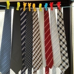 （取引完了）ネクタイ　9本セット　中古