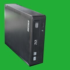 中古の訳あり品です。安くお譲りします。BUFFALO ブルーレイ 8倍速 外付けブルーレイドライブ BR-X816U2の画像