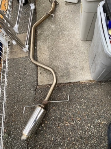 ジムニーJB23 左だしマフラー