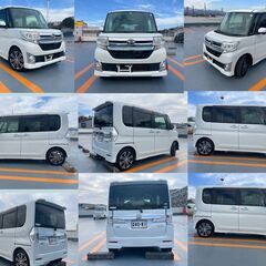 H26(2014)年タントカスタムRS SA,ターボ車検2年付き80000km,ETC,TV.DVD,ナビ,両方 パワースライドドアの画像