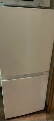 受け渡し決定済（使用年数1年未満・保証付き）Haier ノンフロン冷凍冷蔵庫　JR-NF121A