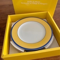 モネの庭 ケーキ皿 18cm 3枚set ※新品未使用