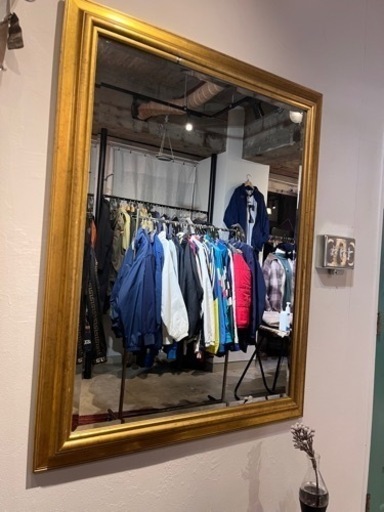 イギリス ヴィンテージ 姿見 ミラー 鏡