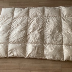 羽毛布団　シングルの画像