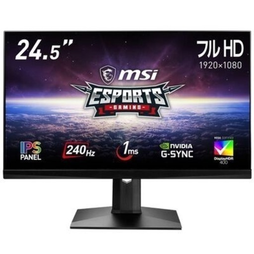 MSI Optix MAG251RXDP  ゲーミングモニター　240hz