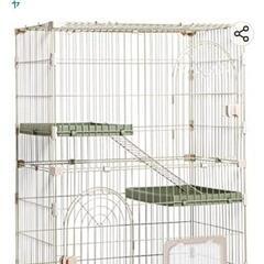 猫ケージ おまけで猫トイレ・砂・ペットシート