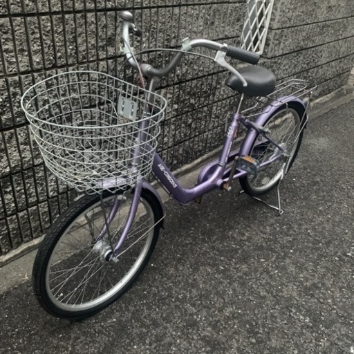 ママチャリ22インチの自転車