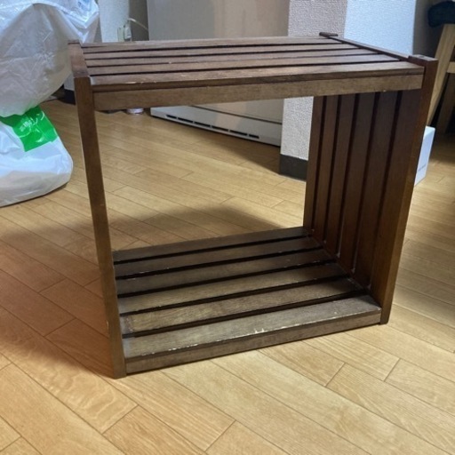 木箱収納棚　4箱