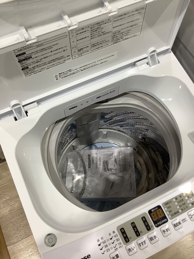 【未使用品】全自動洗濯機  Hisense HW-E5504 5.5kg 2022年製　入荷致しました！