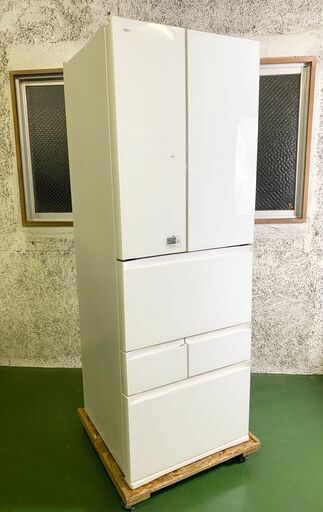 【取引き中】東芝 前面ガラス スリムな仕様 ピコイオンうるおい野菜室 冷蔵庫 458L GR-H460
