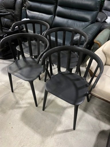 IKEA PS ダイニングチェア アームレスト ブラック 黒 美品 IKEA PS