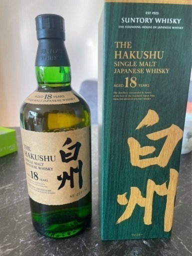 サントリー　シングルモルトウイスキー　白州18年