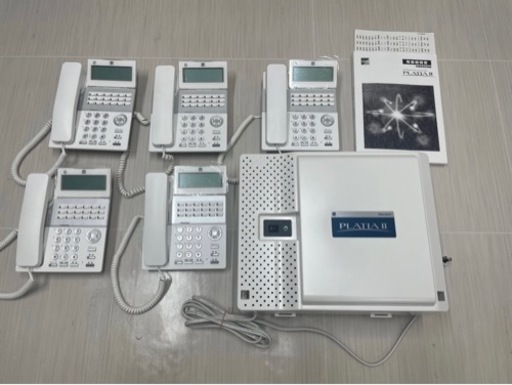 事務電話 サクサPT 1000td主装置&TD810電話機5台