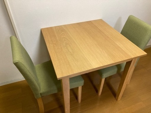 【新規問合せ停止中】2人用ダイニングセット