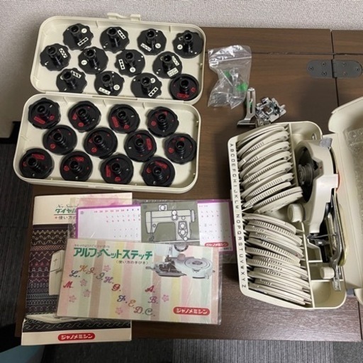 ☆ジャノメ　680型☆カム　アルファベットステッチ　説明書付　JANONE