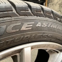 《ピレリ》アイスアシンメトリコ [225/45R17] とイタリア製 アルミホイールセットの画像