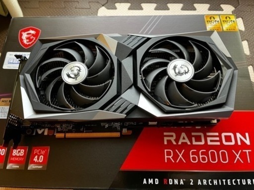 PCパーツ RADEON RX6600XT MSI Gaming X 8G