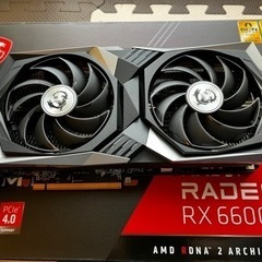 RADEON RX6600XT MSI Gaming X 8G