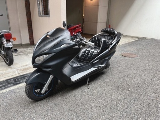 【YAMAHAマジェスティーc】SG03J マットブラック　エアロカスタム　激渋