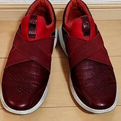 ecco エコー　皮スニーカー　サイズ４０(26センチ)